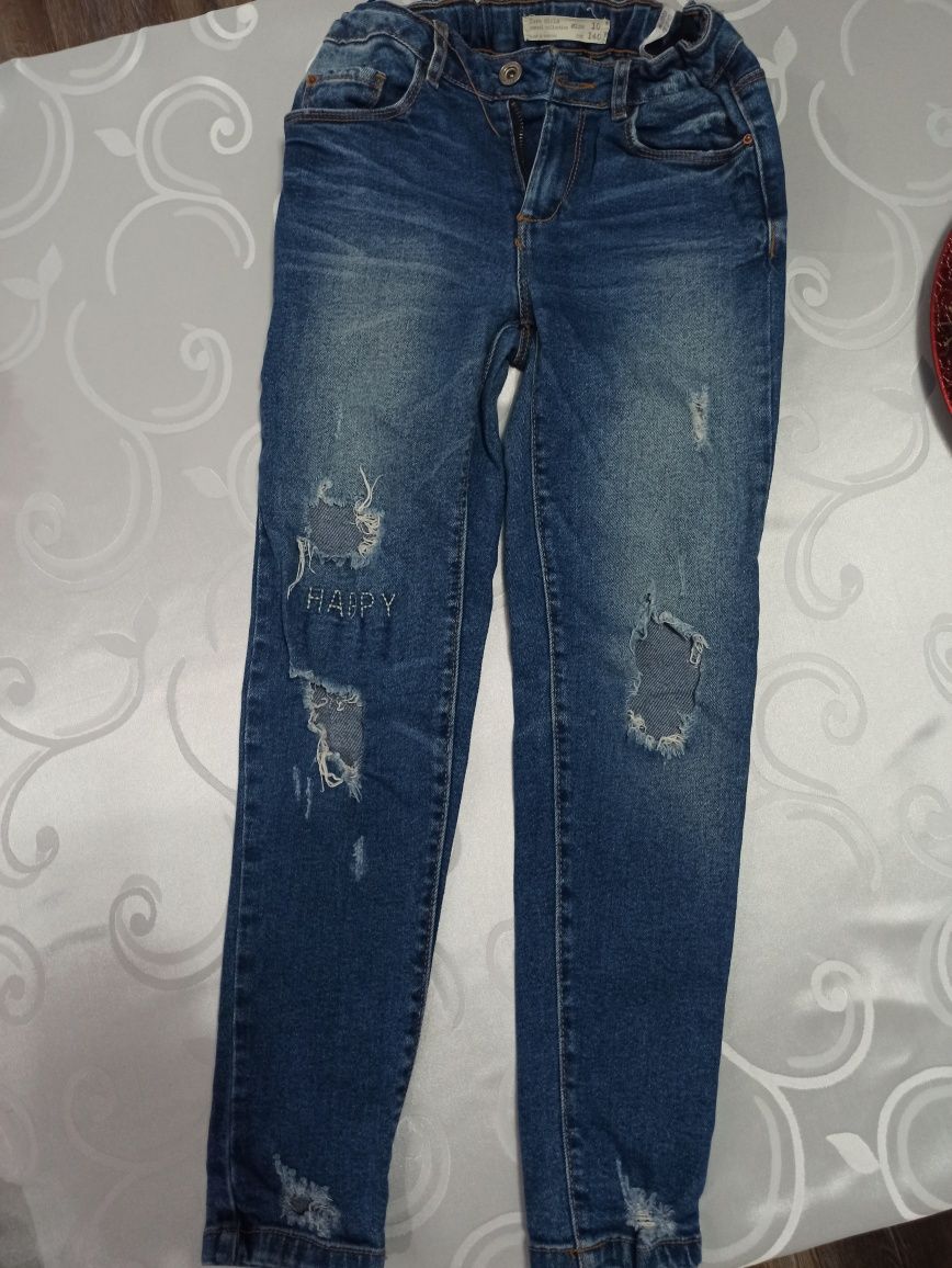 Spodnie jeansowe Zara Girls 140