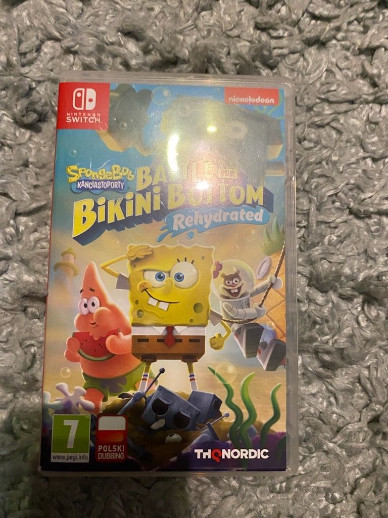 Nintendo stan bardzo dobry jak nowy gra SpongeBob