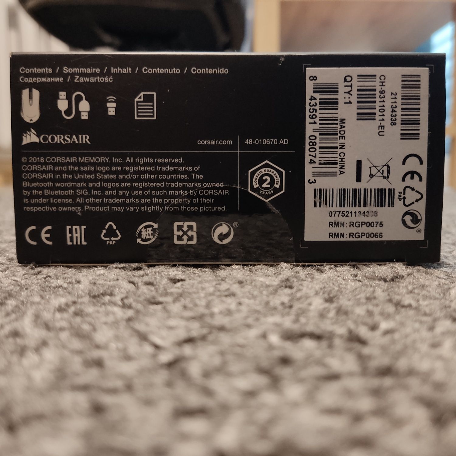Myszka Corsair Harpoon Wireless RGB