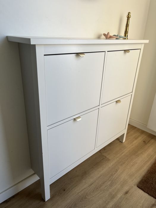 Sapateira branca Hemnes
