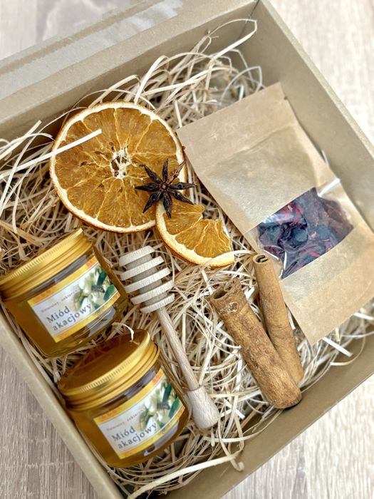 Świąteczny zestaw prezentowy Miód
