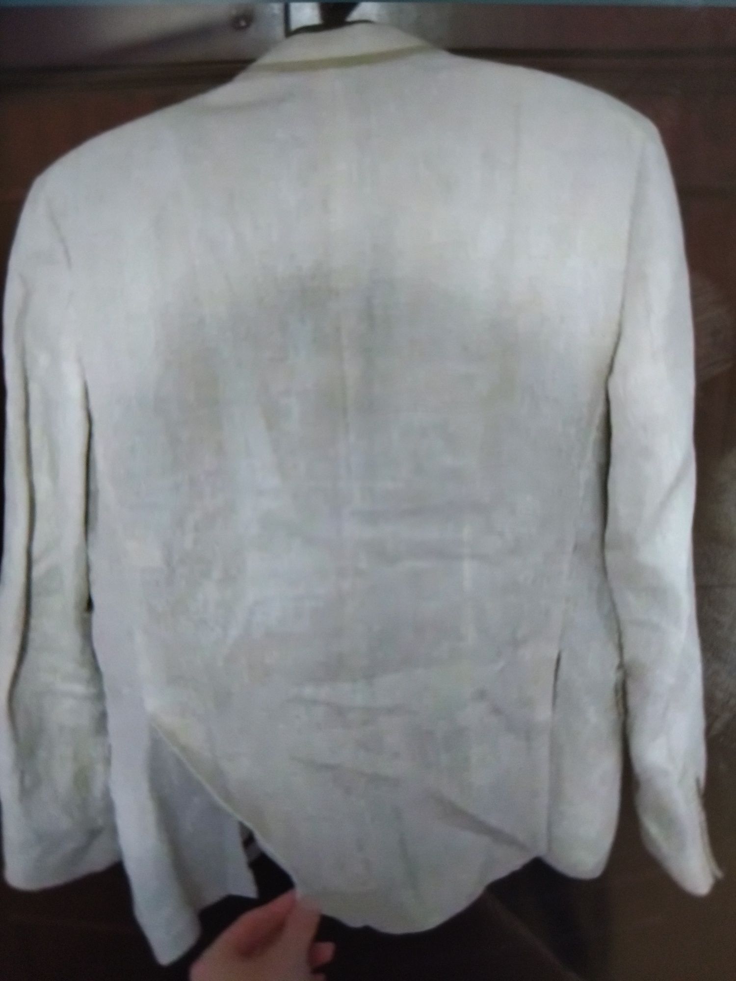 Стильный, лёгкий пиджак Zara Man Marocco. 54 размер. Лен