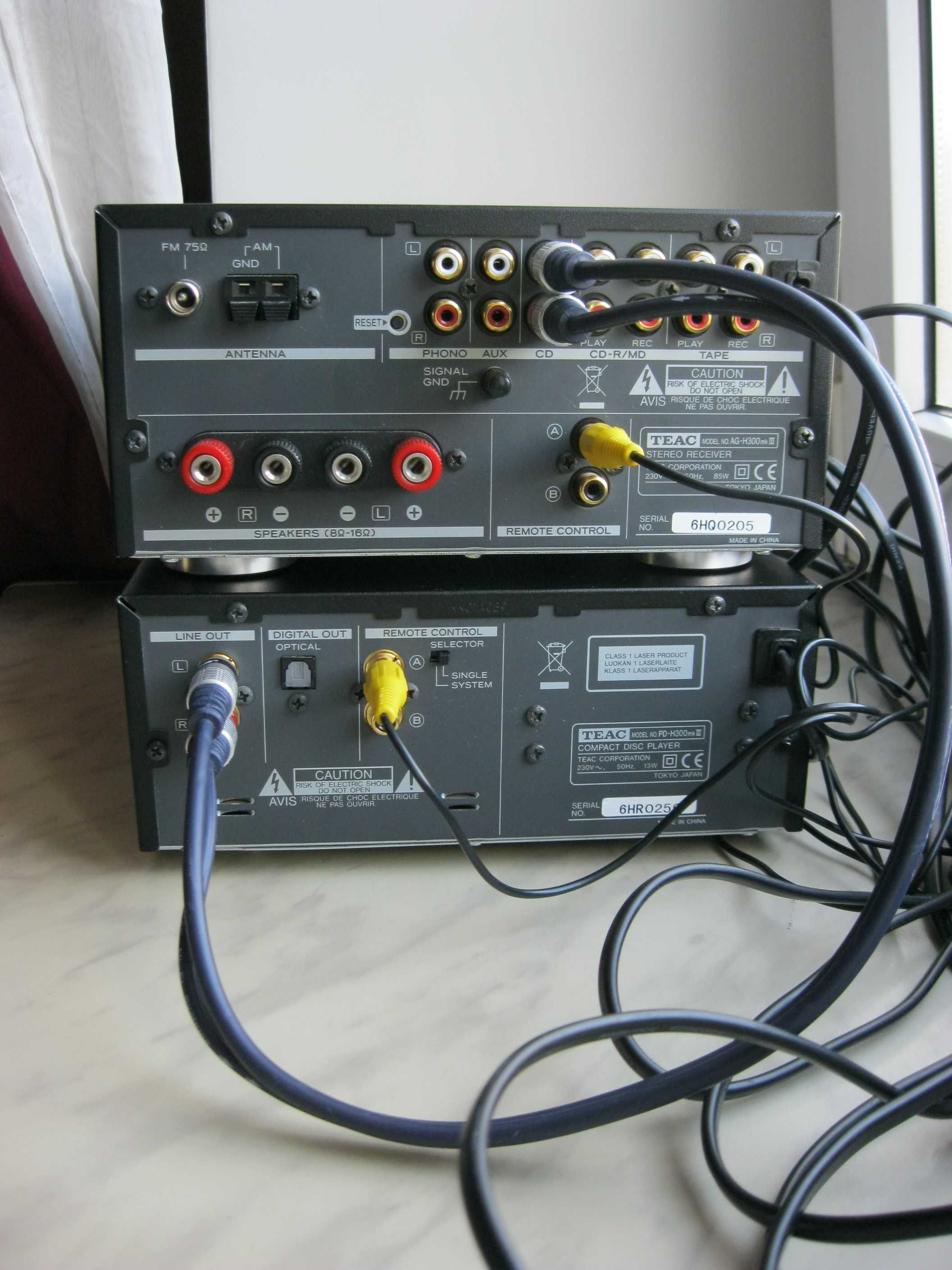 Audiofilski zestaw HI-FI TEAC AG-H300 mk3 + TEAC PD-H300 mk3