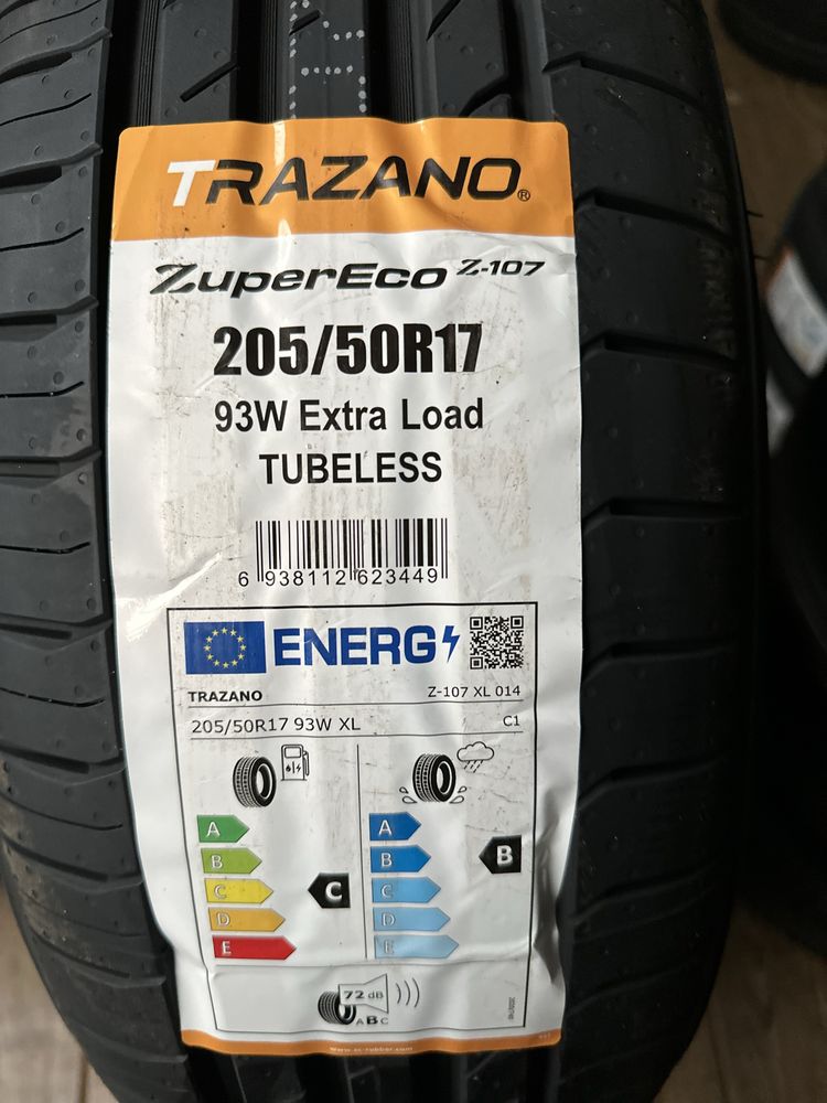 NOWE opony letnie 205/50R17 Trazano (Goodride) Z-107 WYSYŁKA