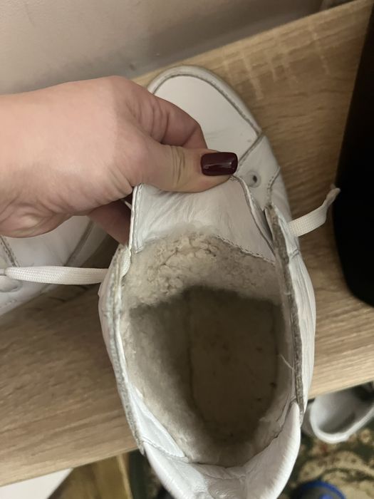 Хайтопи шкіряні білі