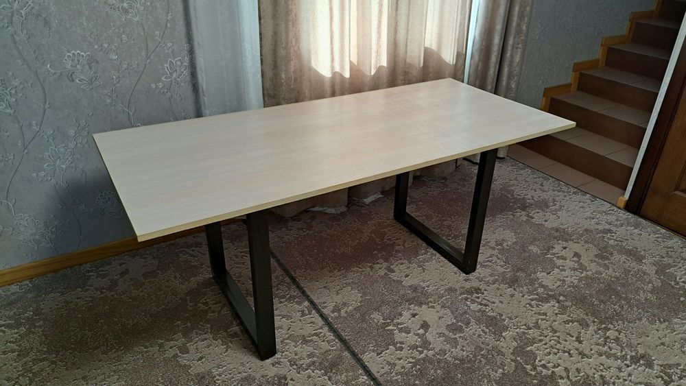 Обідній кухонний стіл лофт 180×80 см.