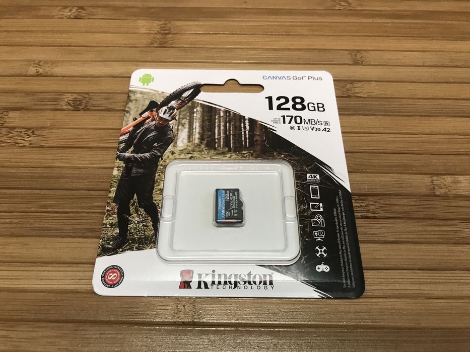 Карта памяти Kingston 128GB microSD U3 A2 Canvas Go Plus