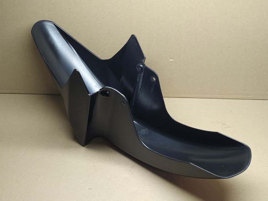 Крыло переднее мопеда Альфа Дельта пластик чёрный, красный