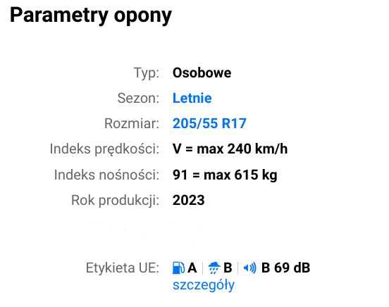 Opony Goodyear Efficientgrip Performance 205/55 R17 91 V