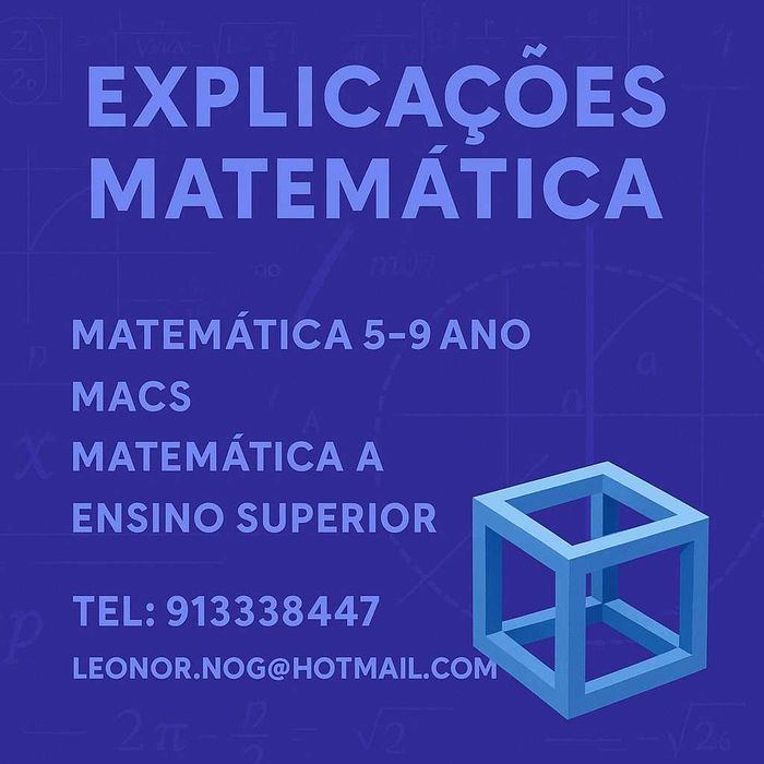 Explicações Matemática Ovar / SM Feira