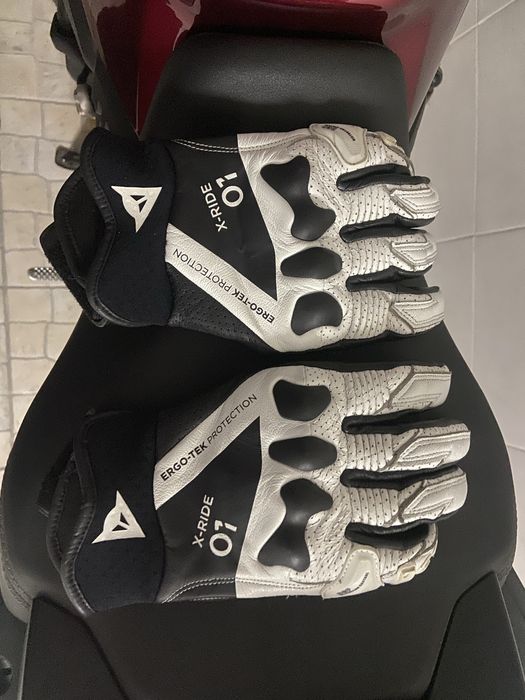 Luvas Dainese X-Ride Brancas tamanho M