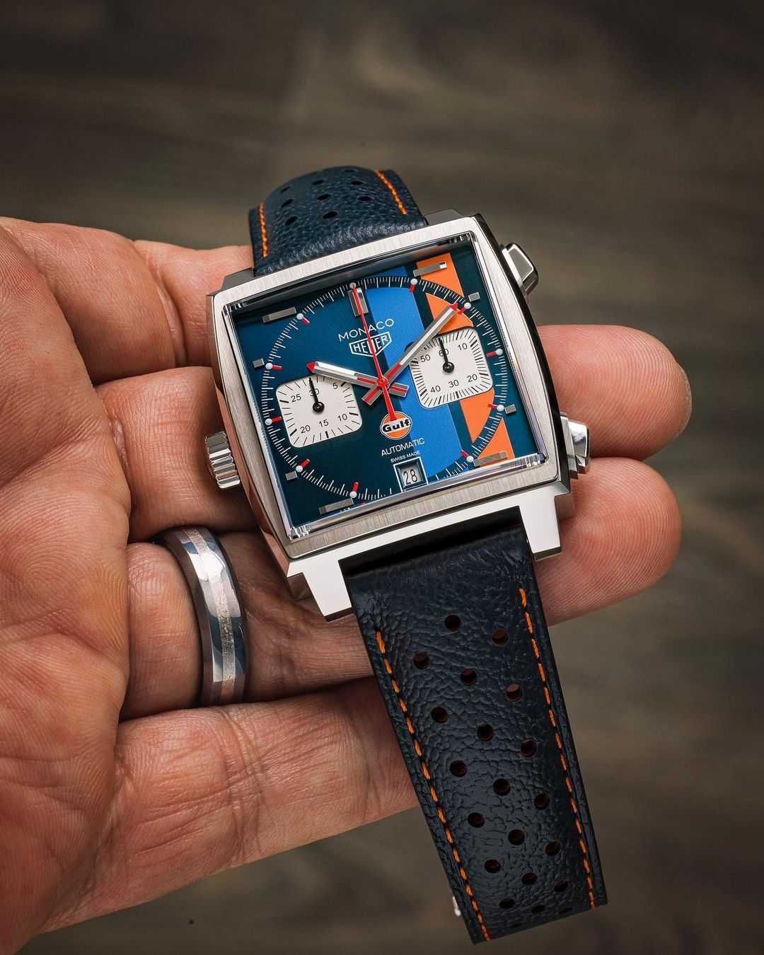 Tag-Heuer Monaco Gulf