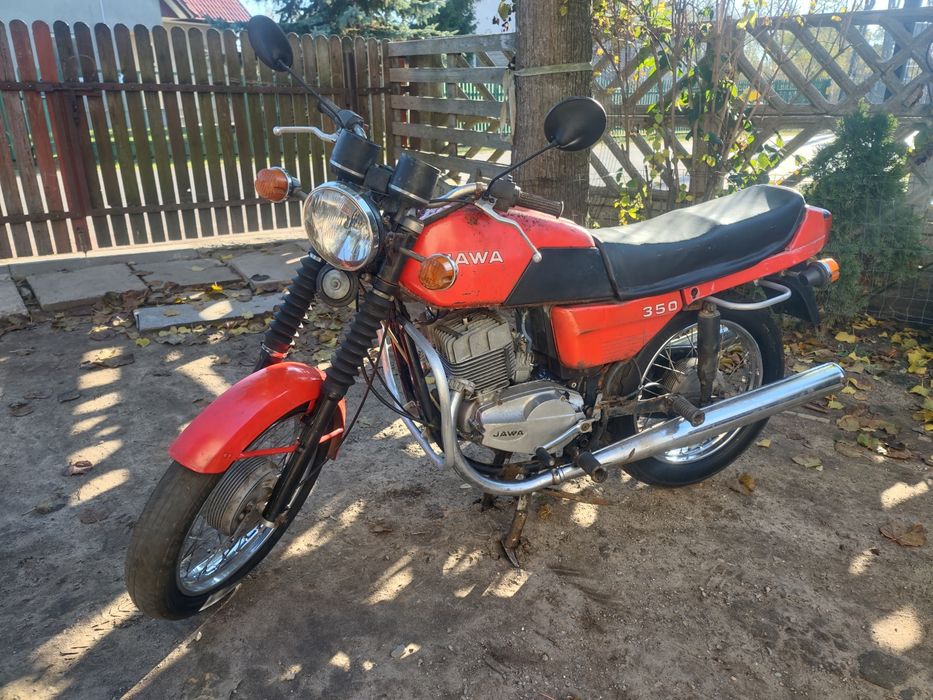 Jawa 350 TS model 638 jak Java delux 634 czy CZ 350 czerwona 632