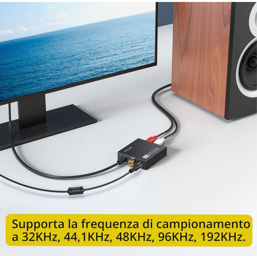 PROZOR 192Khz DAC Konwerter cyfrowo- analogowy