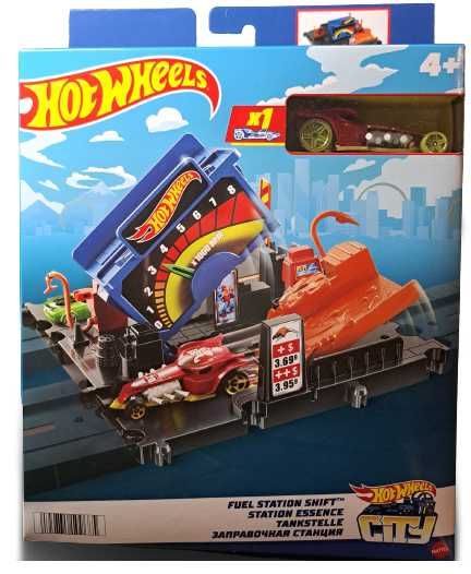 Tor HOT Wheels Odjazdowa Benzynowa Stacja Paliw