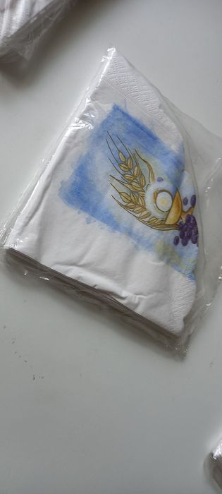 Serwetki papierowe 3op. okolicznościowe, komunia, chrzest, prymicje