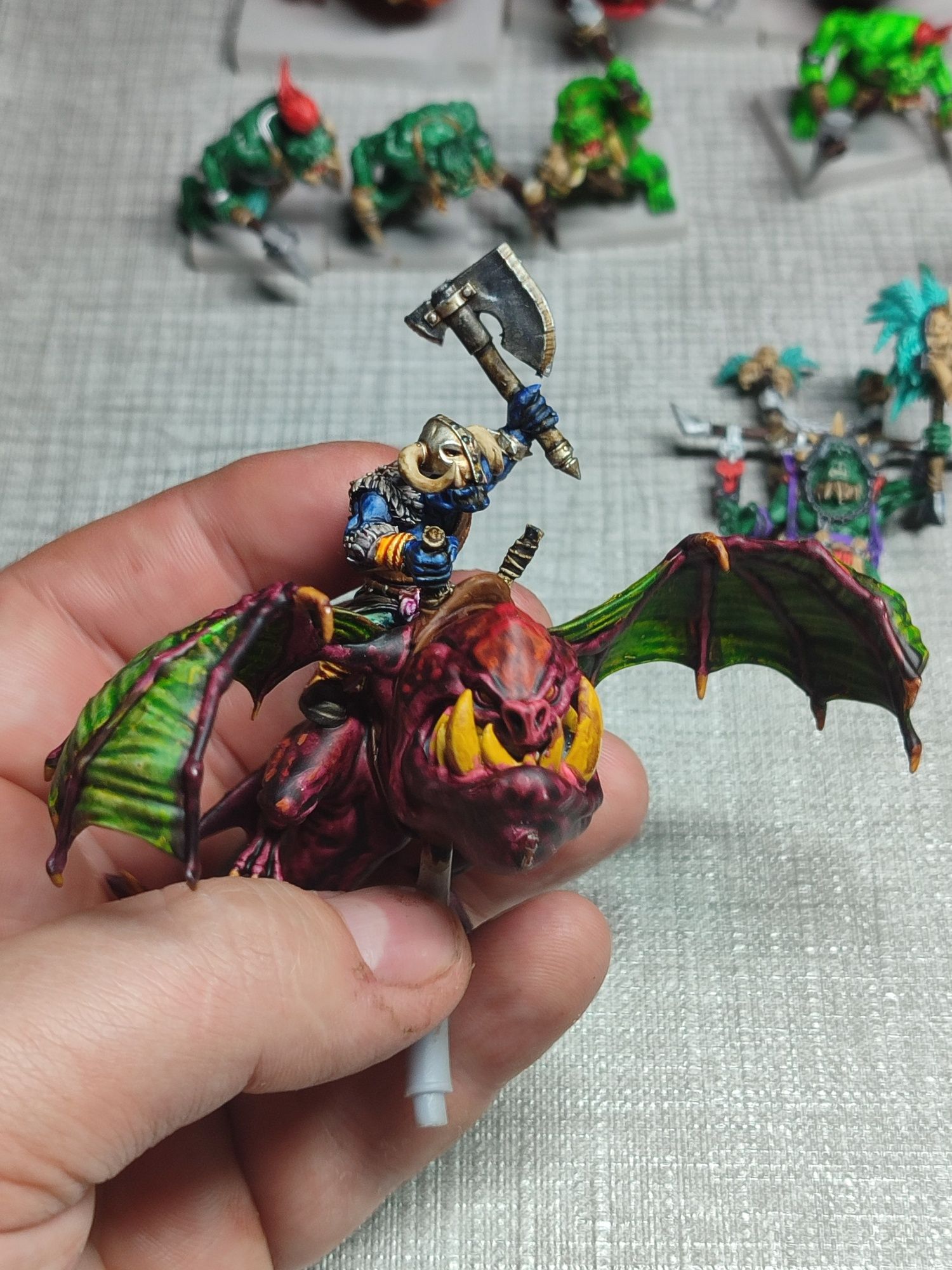 Warhammer / Oddział orków.
