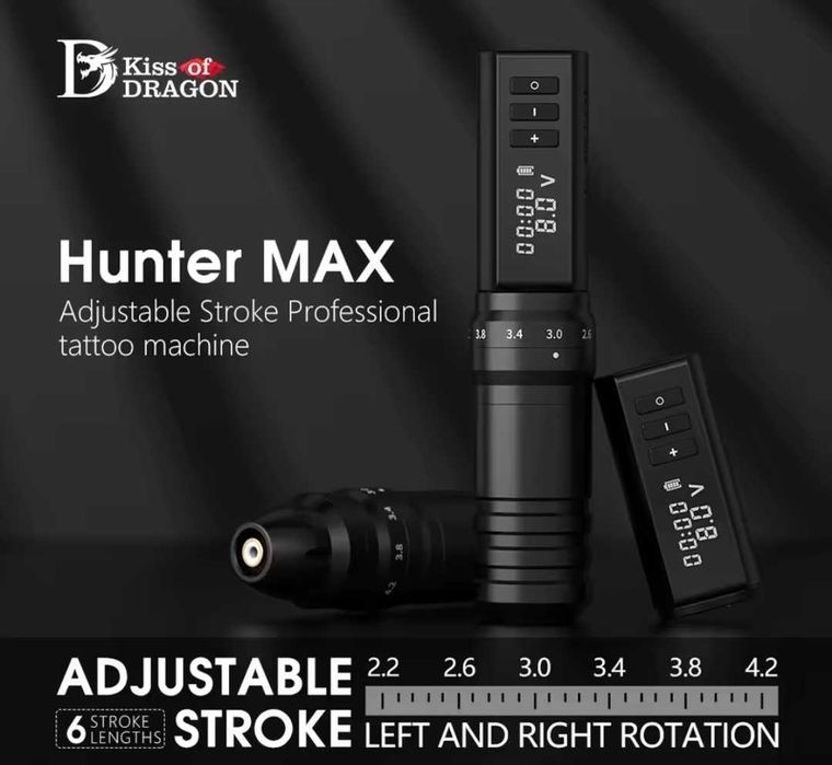 Профессиональная тату машинка T-Rex Hunter Max