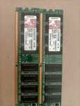 Pamięć RAM DDR2 KINGSTON kvr400x64c3ak2/512 2x 256 sparowane kości ram