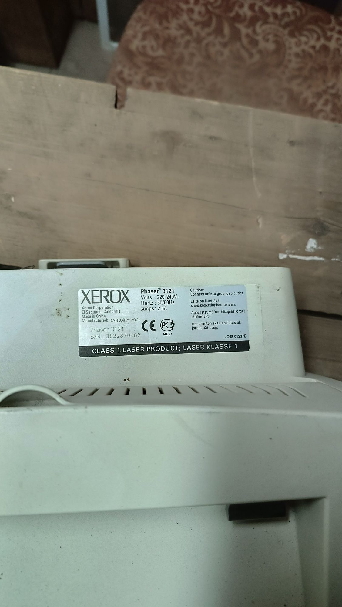 Принтер Xerox Phiser 312q