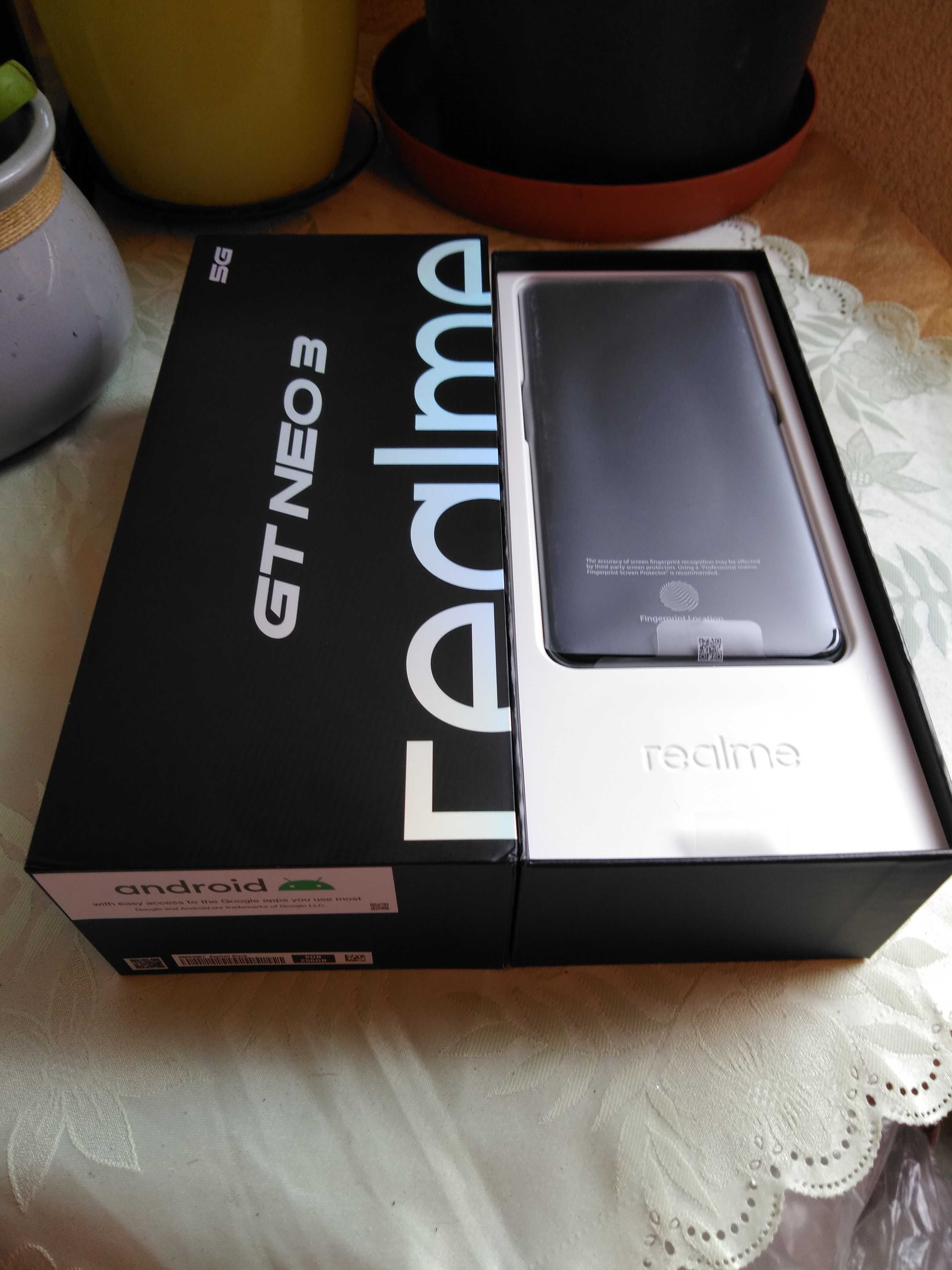 Realme GT Neo 3 8/256GB (czarny) NOWY nieużywany GWARANCJA
