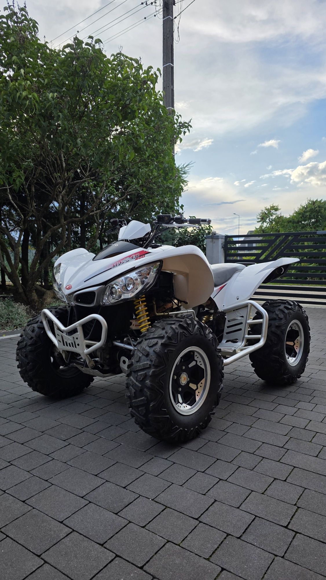 Quad ATV Kymco Maxxer 400, Super stan, Nowy Akumulator