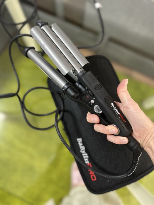 Плойка потрійна для волосся BaByliss