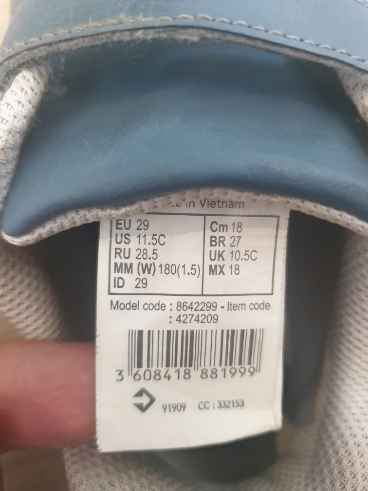 Buty dziecięce shoes100 niebieskie Decathlon 29