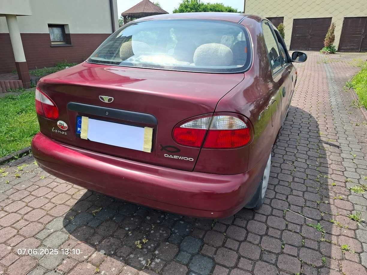 Daewoo Lanos 1,6 SX, 1998r.,niski przebieg 109 500km, silnik 106KM 16V