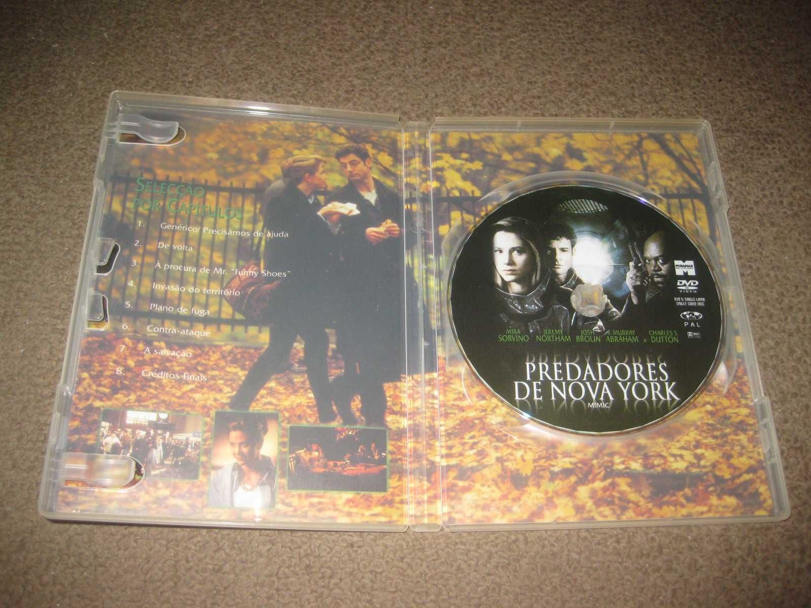 DVD "Predadores de Nova York" com Mira Sorvino/Raríssimo!