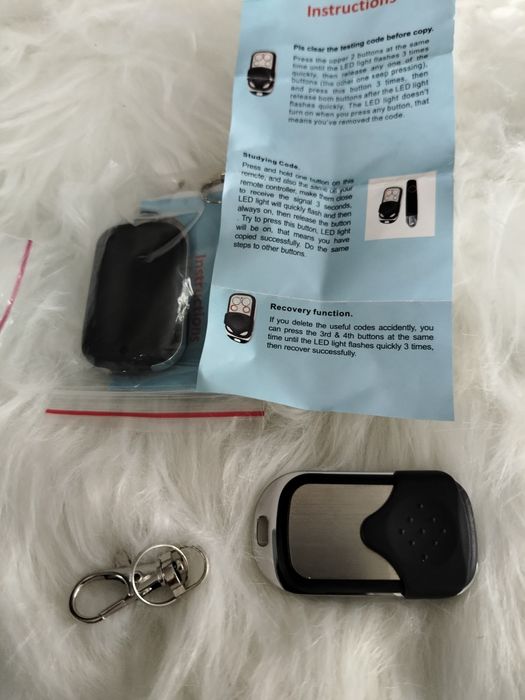 2x elektryczny, uniwersalny klucz, pilot do drzwi garażowych drzwi