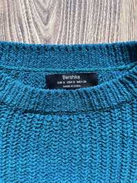 Grubby sweater bershka turkusowy