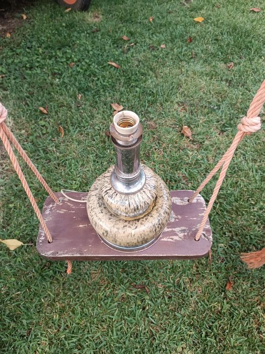 Candeeiro sem abajur, vintage