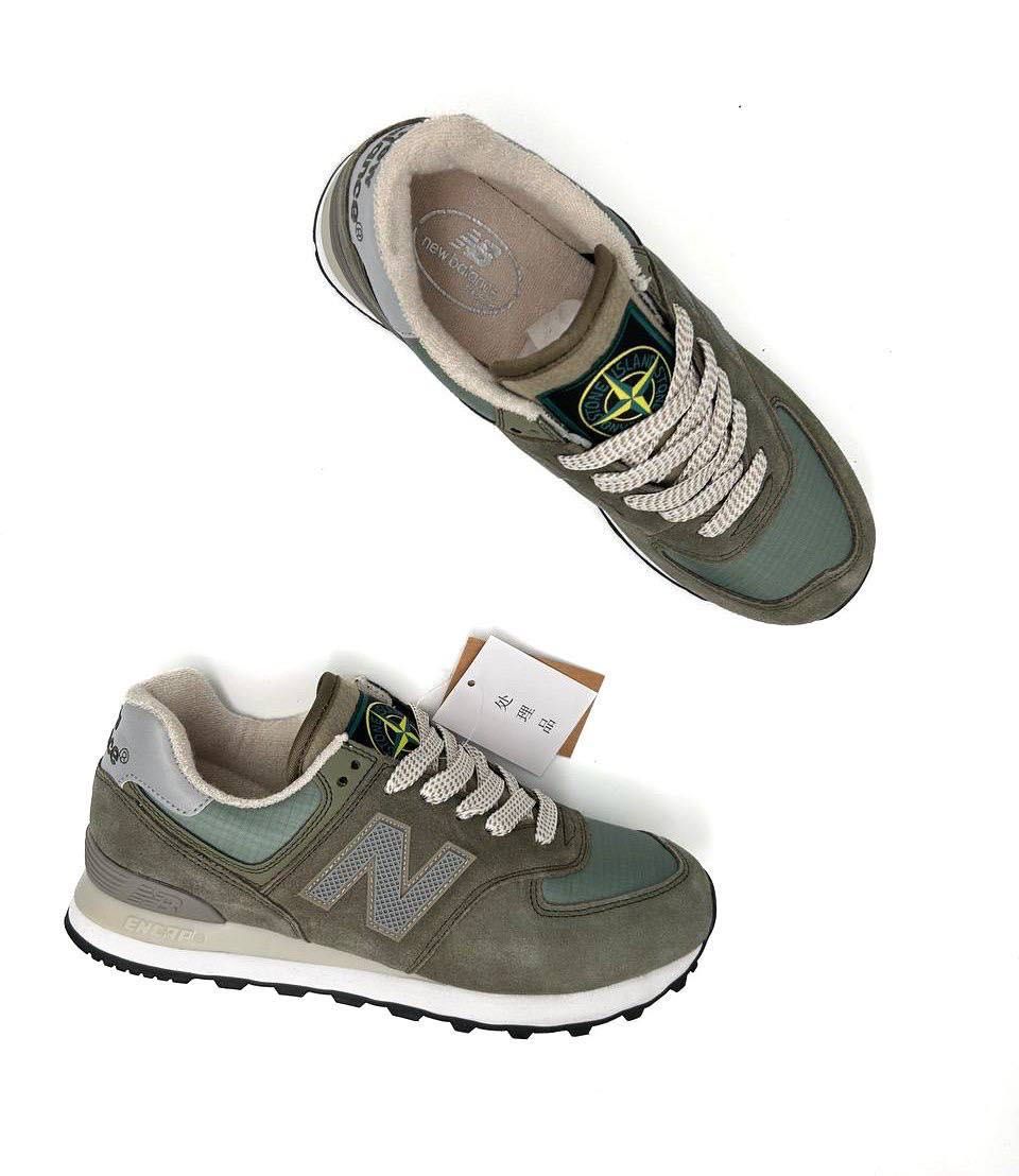 New Balance 574 Legacy Stone Island (хакі)