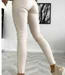 Spodnie beige wosk