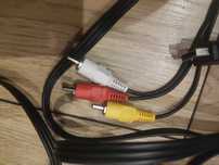 Kabel Composite Sony Playstation 2/3 AV Audio Video Dźwięk + Obraz