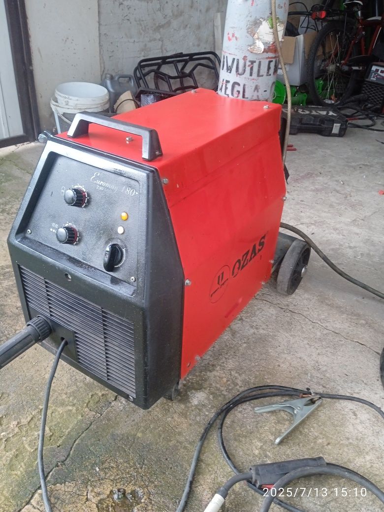 Migomat spawarka Bester ozas 180 zestaw CO2 polautomat230/400v migmag