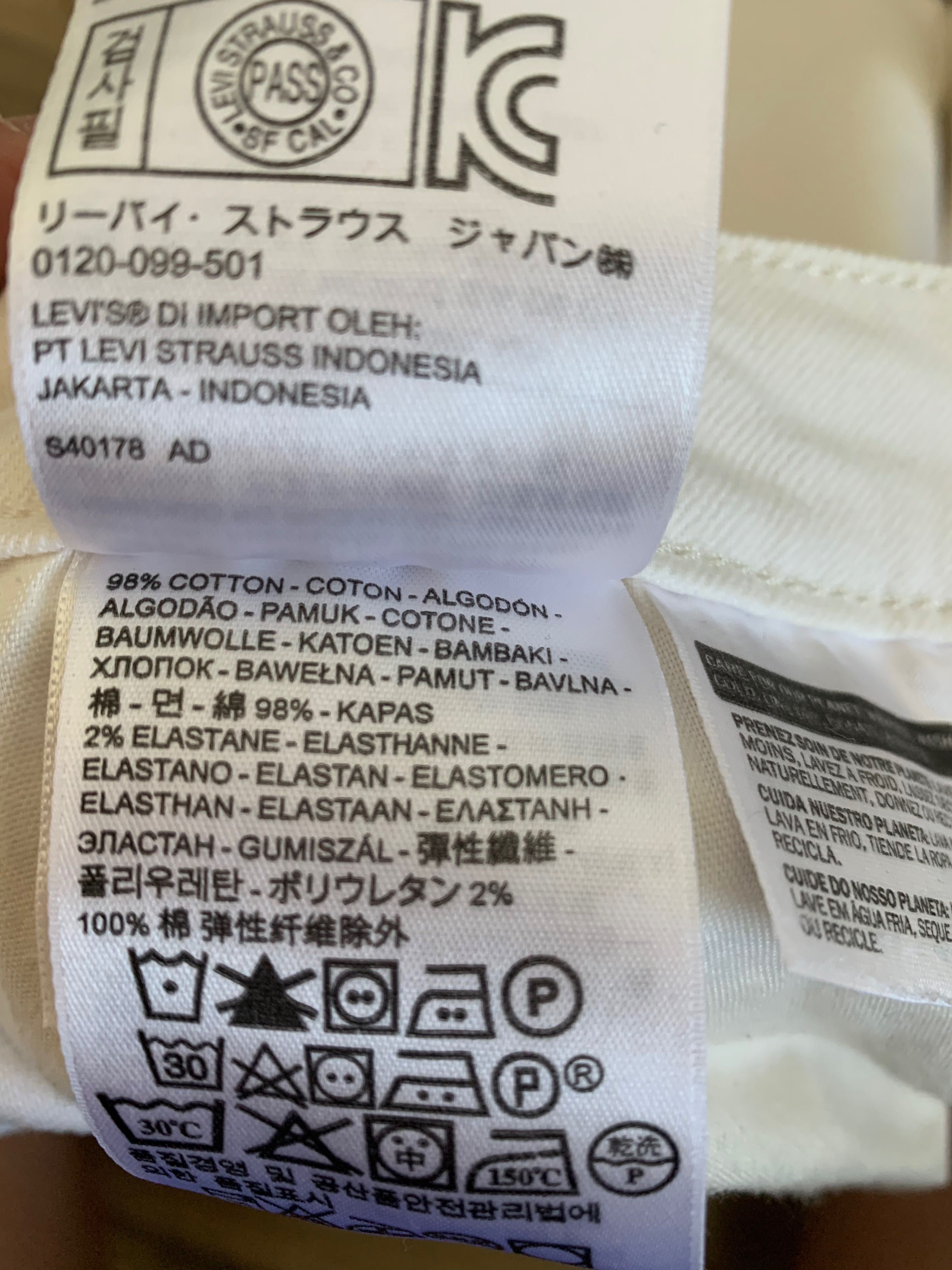 Spodnie damskie rozmiar 12 Levis 3/4