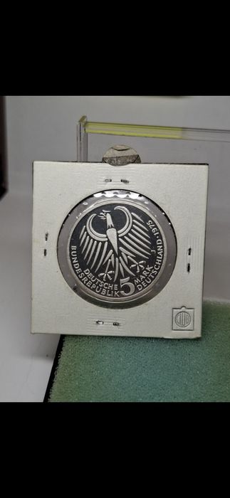 5 Mark JFriedrich Ebert 1975r srebro