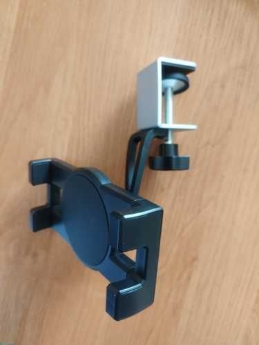 Phone or tablet stand for mounting on shelves, etc.64343215699203121