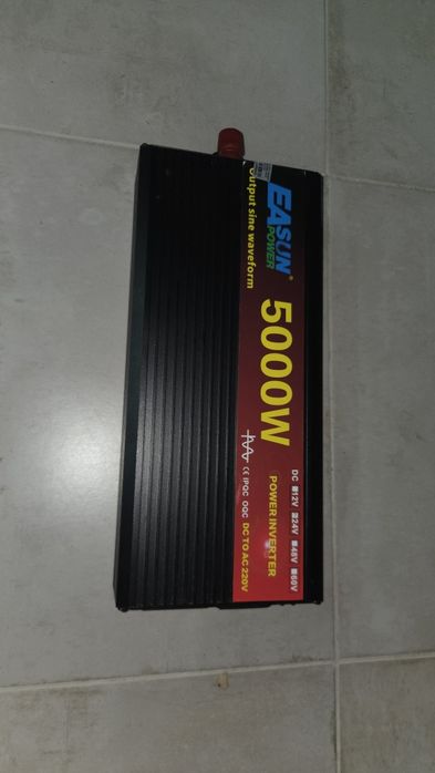 Transformador 5000W onda pura para camião/campismo 24v