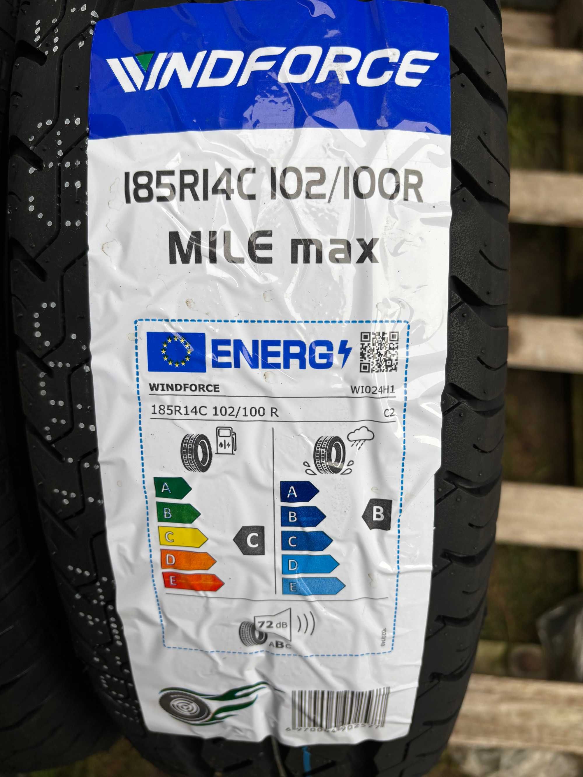 Okazja opony do przyczep 185R14C 102/100R WINDFORCE MILE max NOWE 2024