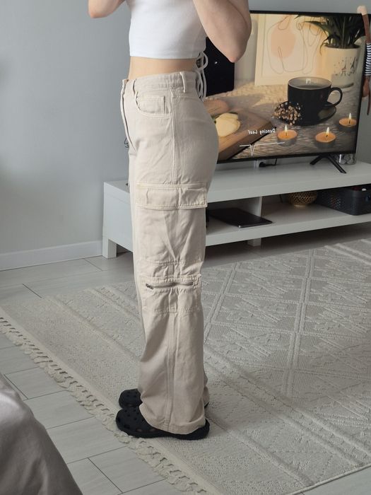 Бежеві штани карго Tally Weijl