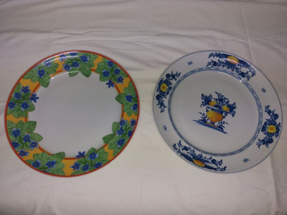 Prato de 33cm Vista Alegre- Coleção Danúbio