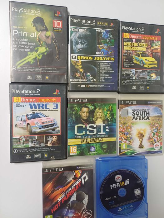 Jogos para PSP2/3/4 8 unidades