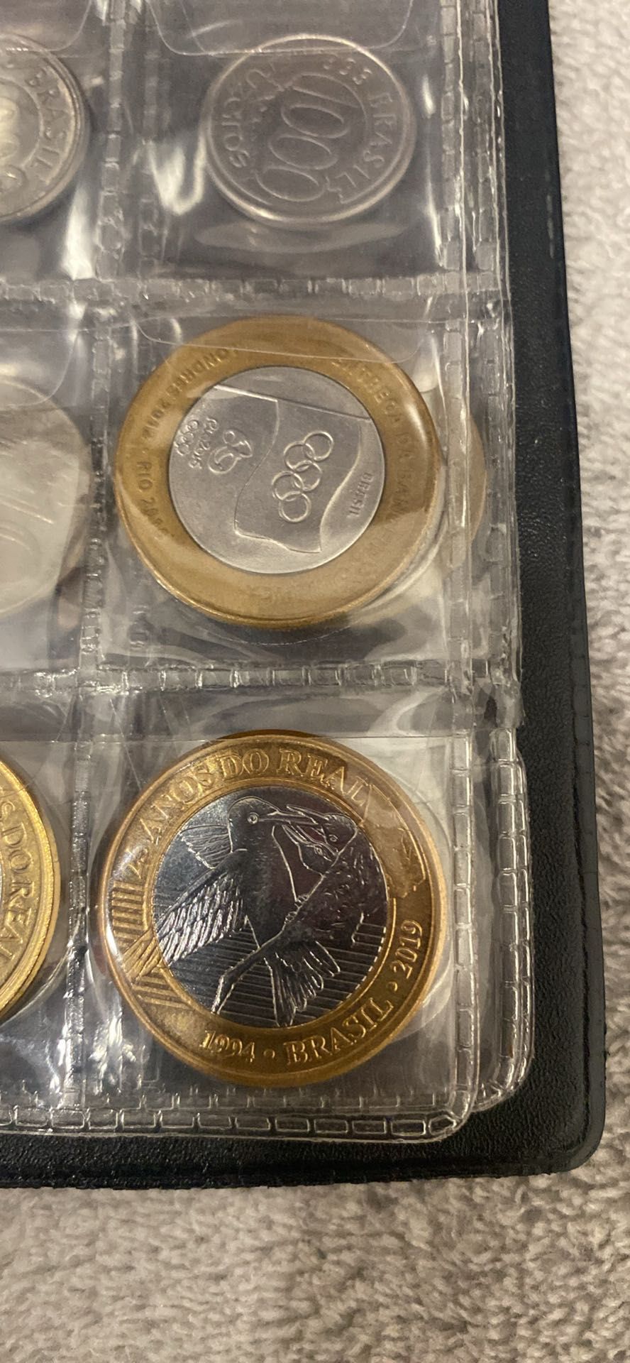 Moedas raras comemorativas do plano real