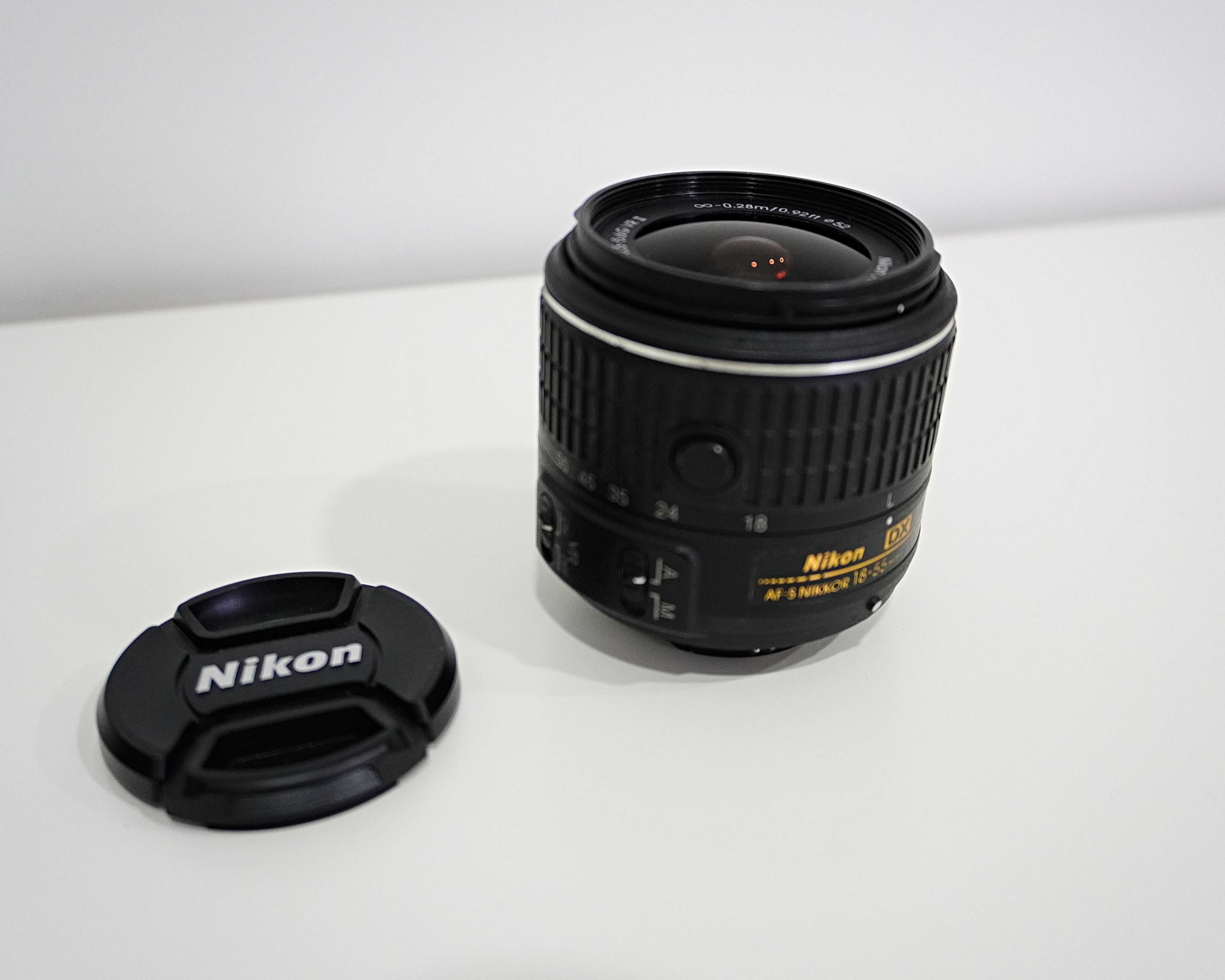 Aparat fotograficzny Lustrzanka Nikon D 5300 + 18-55mm + 35mm f/1.8