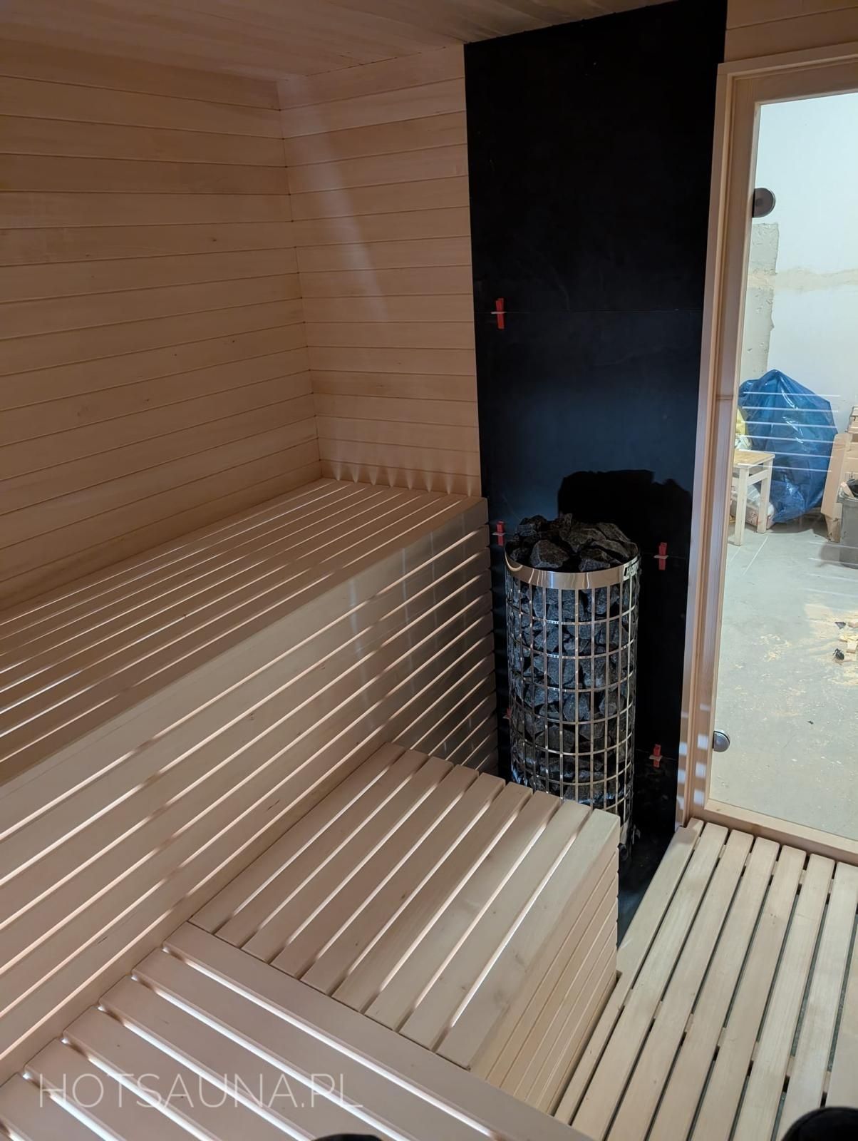 Sauna Wewnętrzna na Wymiar, do Zabudowy