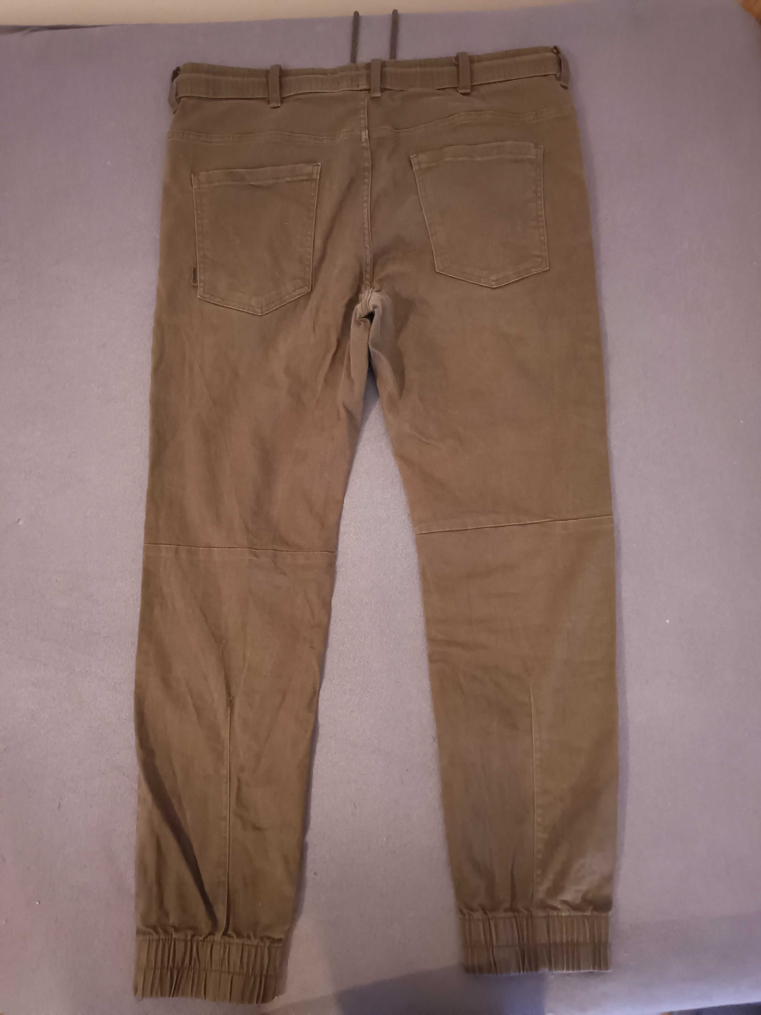 Spodnie męskie Zielone Regular Cropp Jogger 36/XL