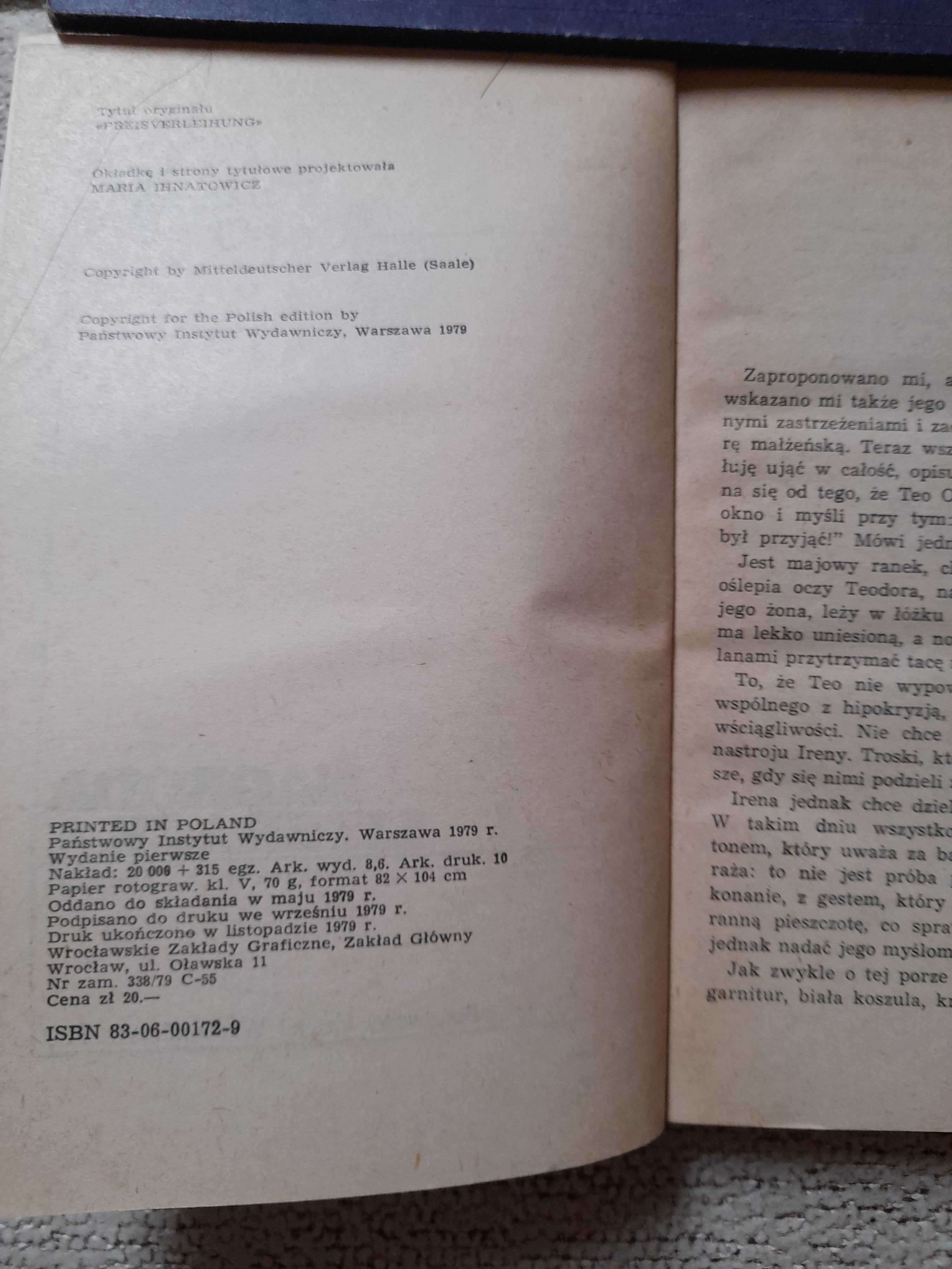 Książka "Nagroda literacka" Gunter de Bruyn